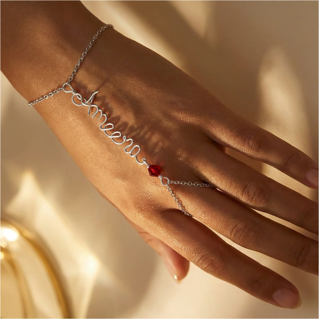 The Ethereal Link Hand Chain (925 Silver)