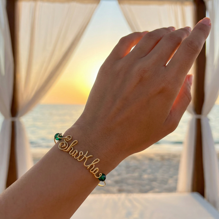 Florentine Cuff Bracelet (14K Gold Filled)