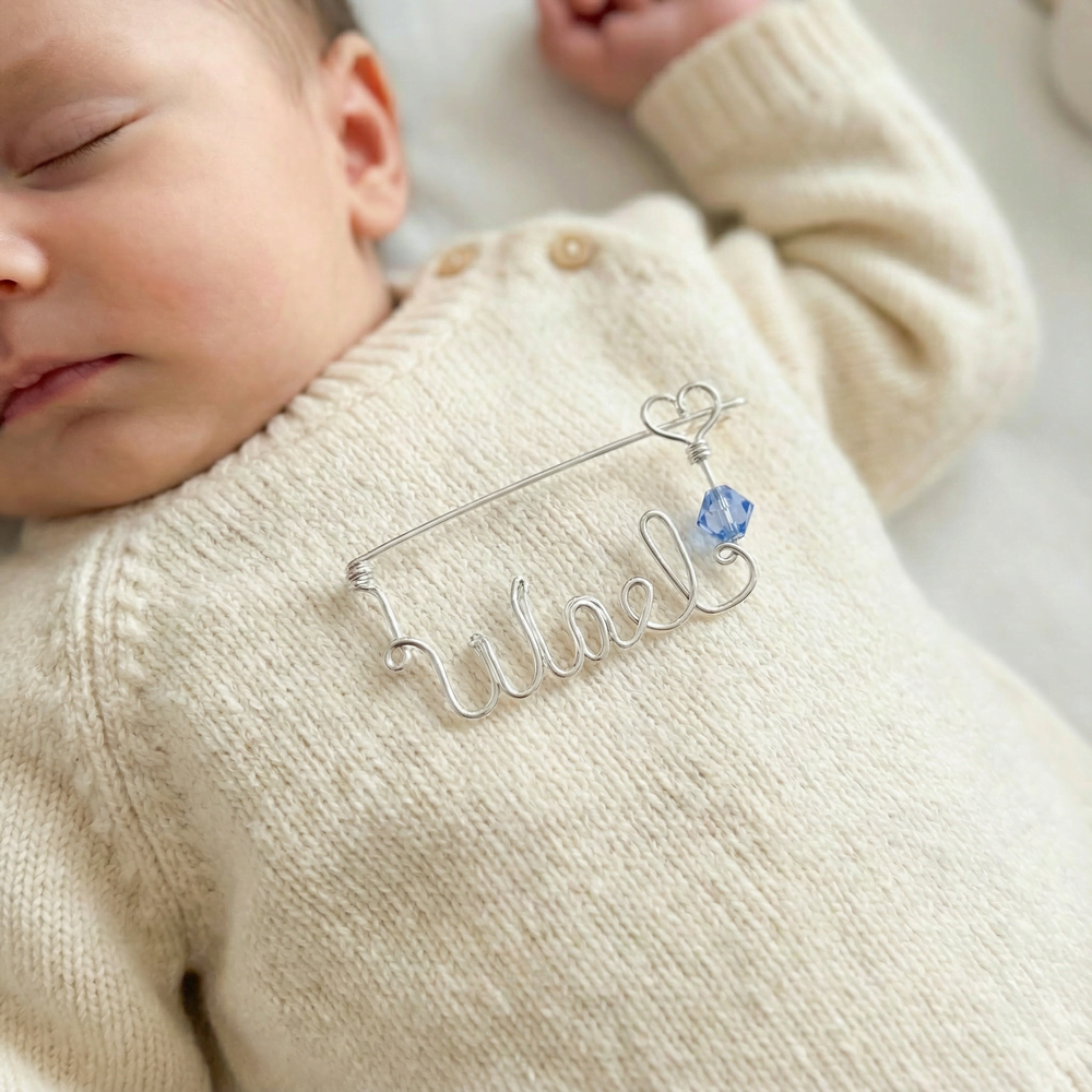 Manuscript Brooch (925 Silver)