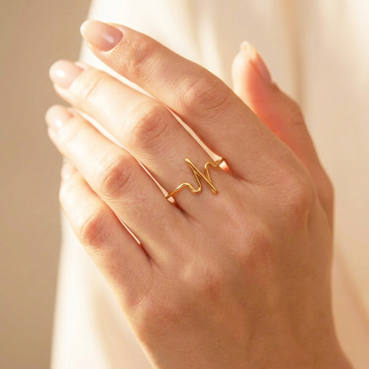 Viola Charm Ring (14K Gold Filled)