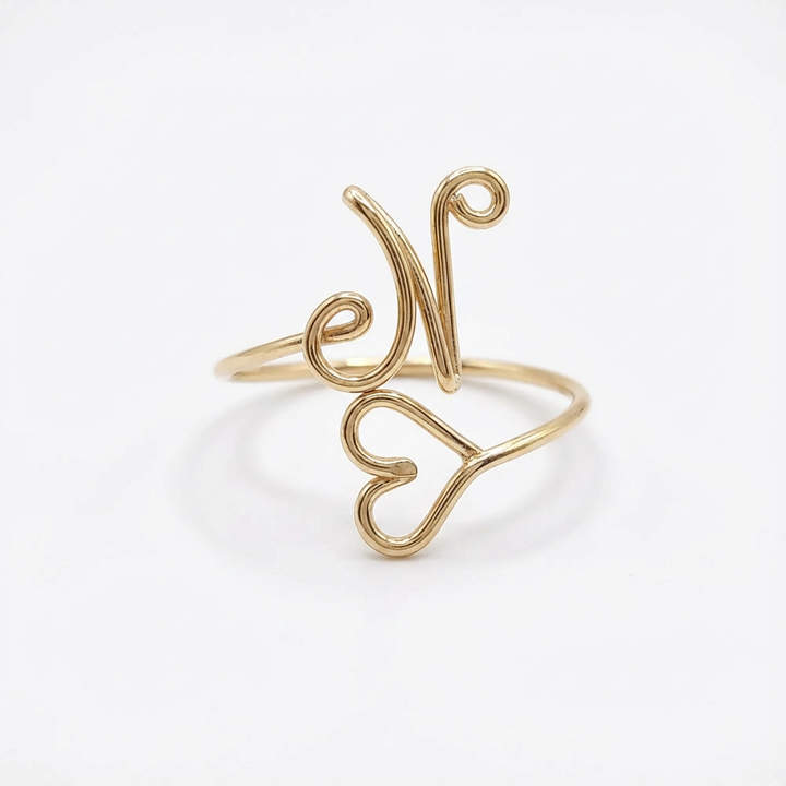 Aria Script Ring (14K Gold Filled)