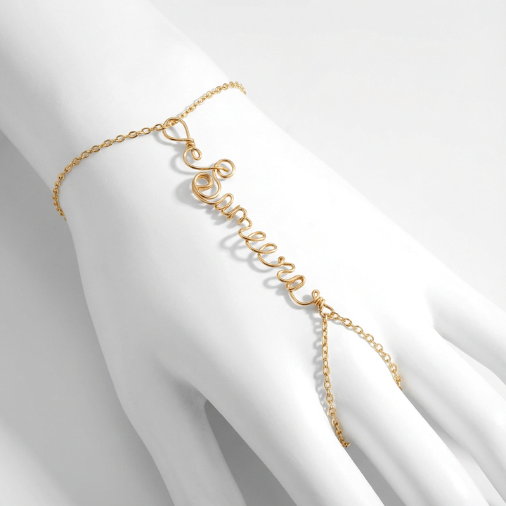 Gaia Chain Hand Chain (14K Gold Filled)