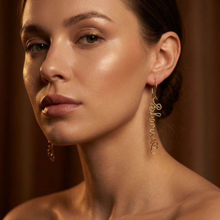 Signature Flourish Earring (14kt Gold Filled)
