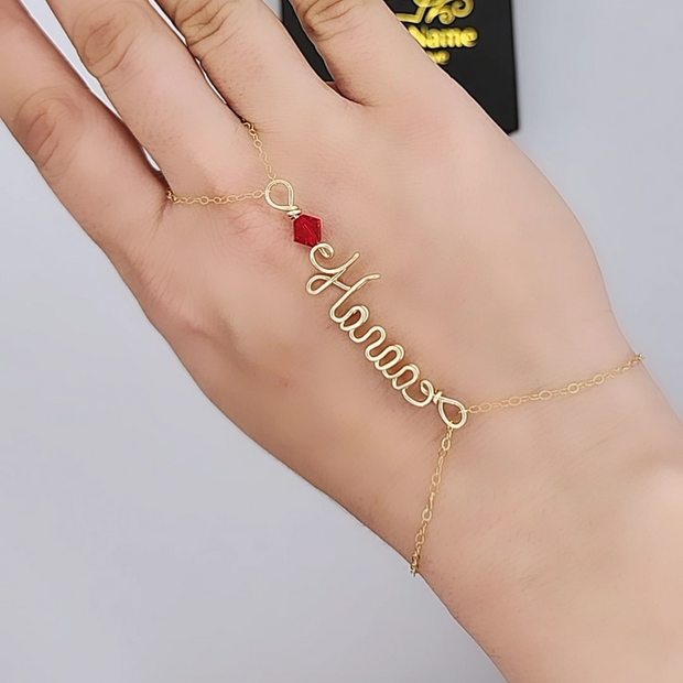 14kt Gold Filled Finger Bracelet Design 1