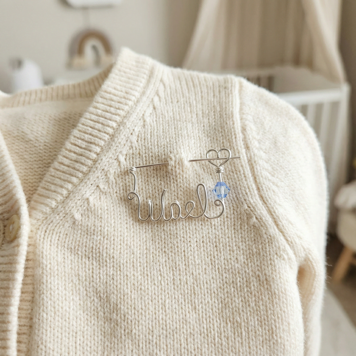 Manuscript Brooch (925 Silver)