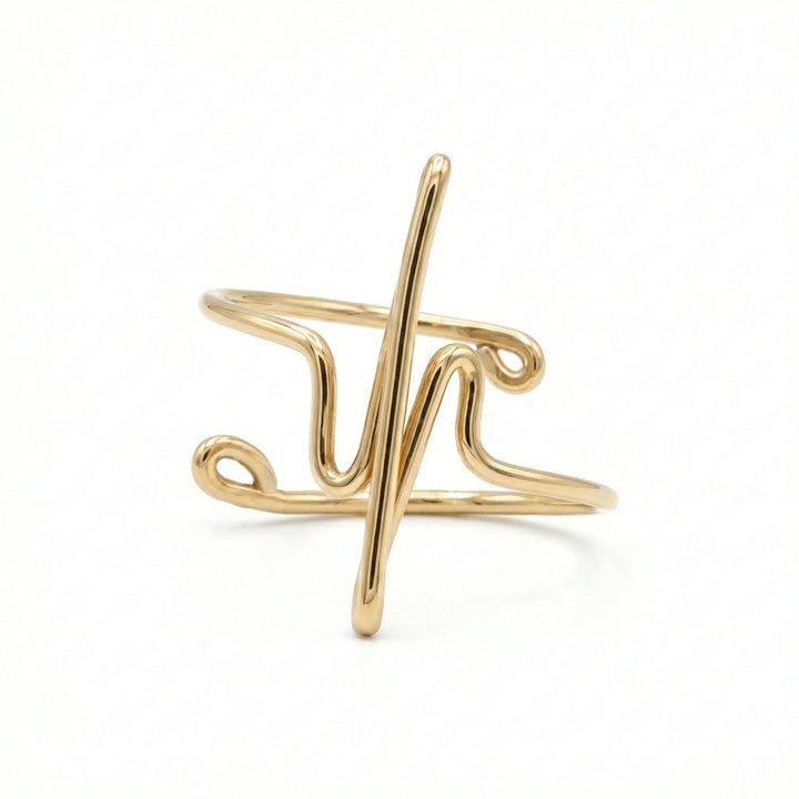 Viola Charm Ring (14K Gold Filled)