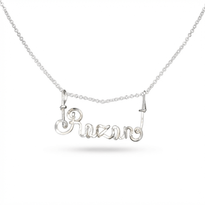 Serenity Script Necklace (925 Silver)
