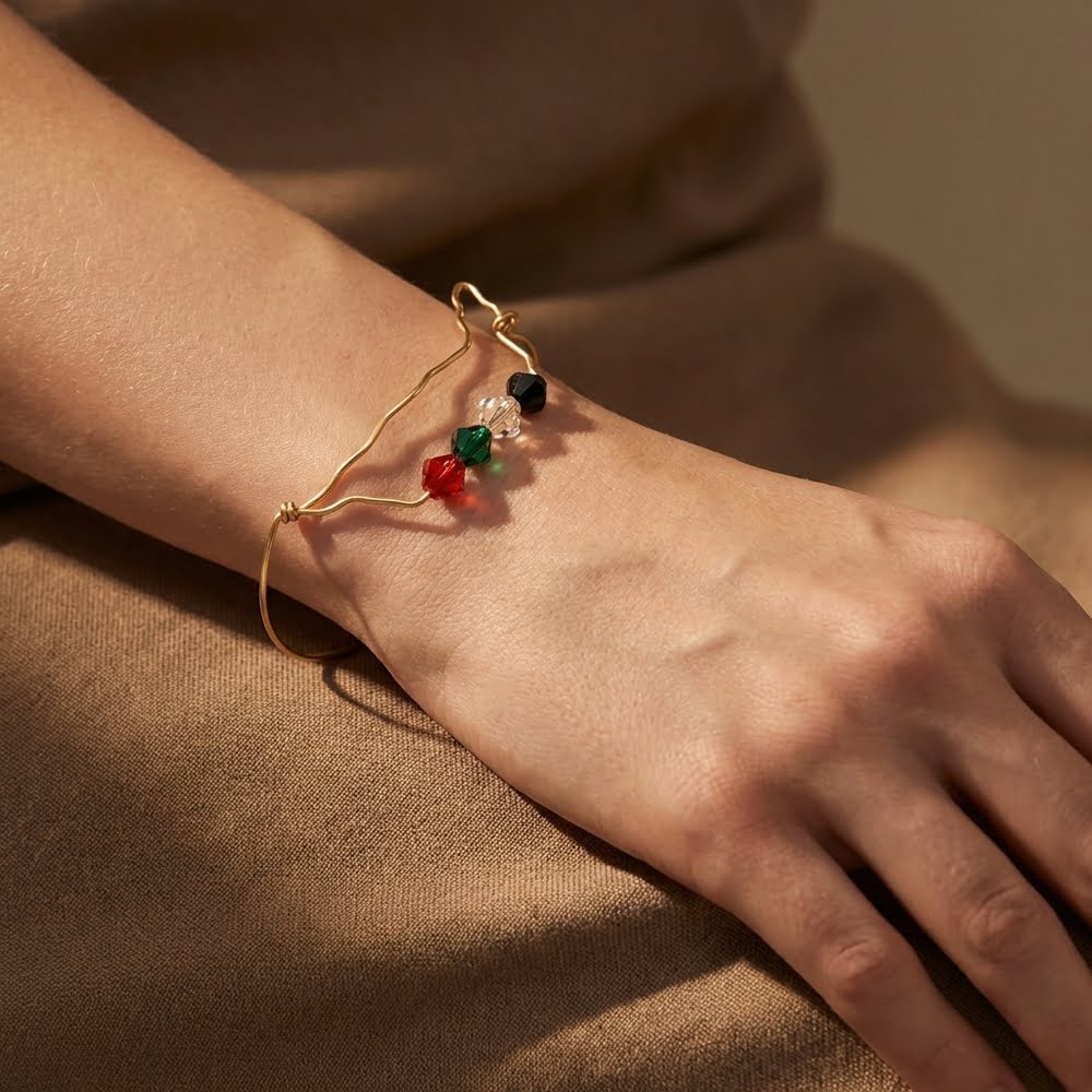 UAE Map Bracelet (14K Gold Filled)